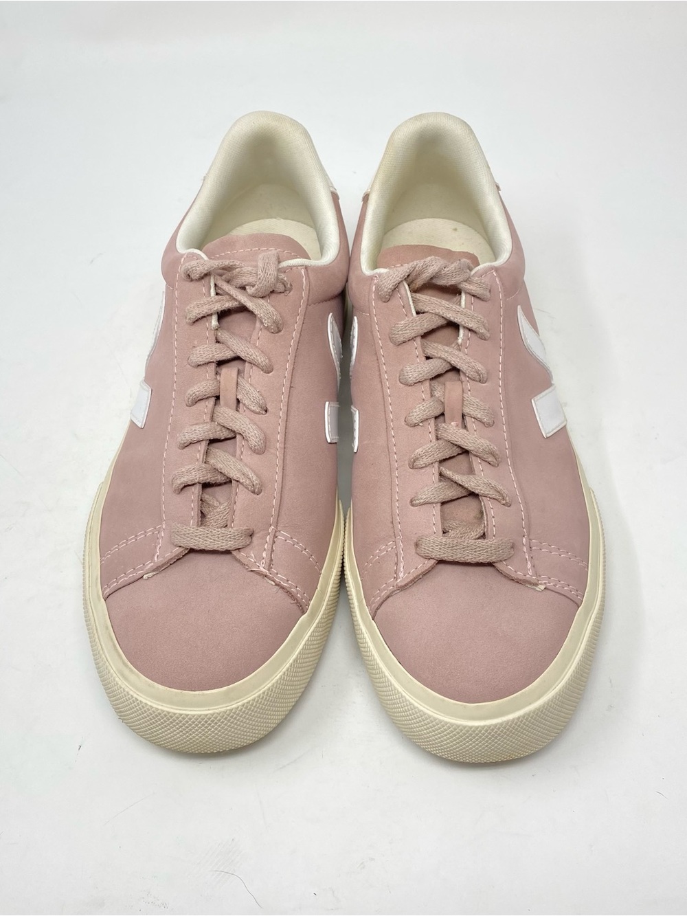 VEJA Campo Nubuck Sneakers Babe Pink White - Picture 3 of 11